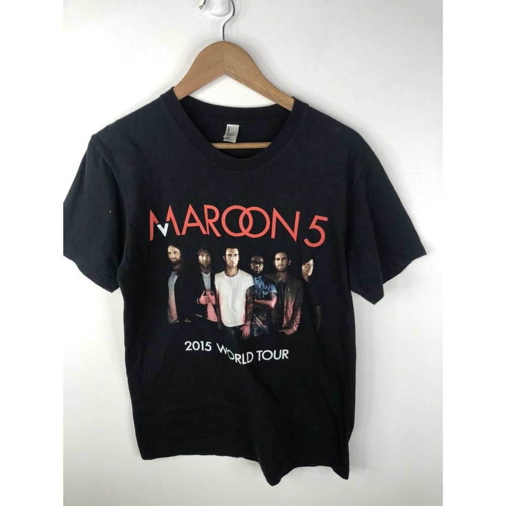 Maroon 5 2015 World Tour T Shirt Size Medium American Apparel